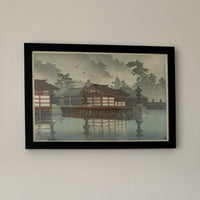 High-quality  Miyajima in de mist - Kawase Hasui Japanese Woodblock Print Ukiyo-e - City of Paradise