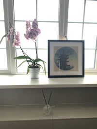 High-quality  Sunset glow in Yanaka - Kawase Hasui Japanese Woodblock Print Ukiyo-e - City of Paradise