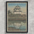 High-quality Framed Print Takamatsu Castle, Sanuki - Kawase Hasui Japanese Woodblock Print Ukiyo-e - City of Paradise